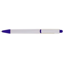 Ручка кулькова ECONOMIX PROMO MILAN. Корпус синій, пише синім.
