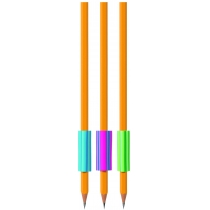 Трикутна гумка-грип для олівця Stripy, кольори асорті