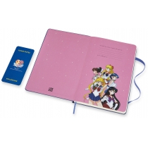 Записник Moleskine Sailor Moon 13 х 21 см / Лінійка Синій