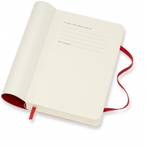 Щоденник Moleskine 2022 9 х 14 см / Червоний М’який