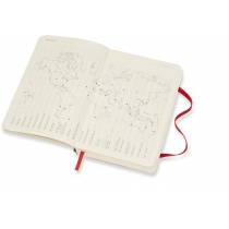Щоденник Moleskine 2022 9 х 14 см / Червоний М’який