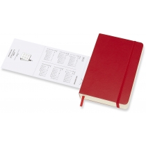 Щоденник Moleskine 2022 9 х 14 см / Червоний М’який