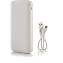 Мобільна батарея (Power Bank) Optima 4100, 10 000 mAh, 2*USB output, 5V 2.1A, колір білий