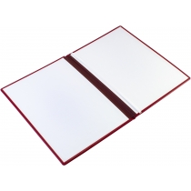Папка тиснення "До підпису", Nebraska, бордова (срібло)