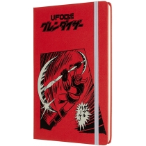 Записник Moleskine G? Nagai Super Robot 13 х 21 см / Нелінований Червоний