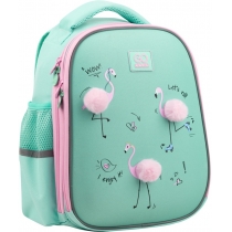 Рюкзак шкільний GoPack Education напівкаркасний 165S-1 Flamingo
