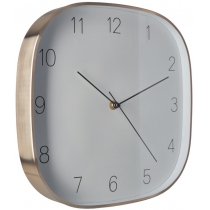 Часы настенные металлические Optima JEWEL, золотые