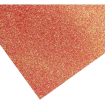 Картон з блискітками флуоресцентний 290±10 г/м 2. Формат A4 (21х29,7см), теплий рожевий