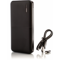 Мобільна батарея (Power Bank) Optima 4106, 10 000 mAh, 2*USB output, 5V 2.1A, колір чорний