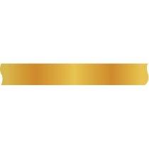 Лента декоративная неон золотистая 15мм * 3м