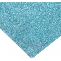 Флізелін з блискітками, 20х30 см, 220±10 г/м 2, блакитний
