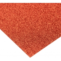 Картон з блискітками 290±10 г/м 2. Формат A4 (21х29,7см), червоний