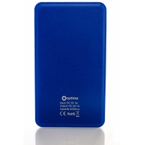 Мобільна батарея (Power Bank) Optima 4105, 4 000 mAh, 5V 1.0A, колір синій