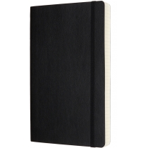 Записник Moleskine Classic Expanded 13 х 21 см / Клітинка Чорний М'який