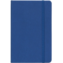 Діловий записник MAGIC, А5, тверда обкладинка, гумка, білий блок клітинка, синій