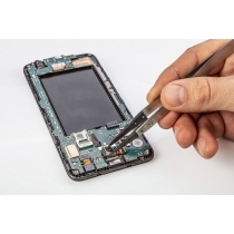 Пінцет NEO, для ремонту смартфонів, нержавіюча сталь, 2 пари змінних наконечників