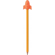 Гумка-насадка на олівець Rocket, кольори асорті