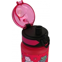 Пляшка для води Kitty, 500 мл, рожева