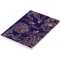 Блокнот "Design 01", А5, софттач+тиснение, термобиндер, 80 л., клетка