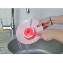 Щетка для мытья посуды, Economix Cleaning, рожева