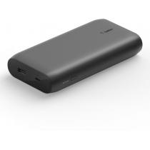 Акумулятор портативний літій-іонний Power Bank Belkin 20000мА·год 30Вт, MacBook, USB-A/USB-C, чорний