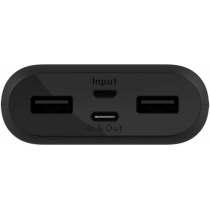 Портативное зарядное устройство Power Bank Belkin 10000mAh 15W Dual USB-A, USB-C Black