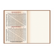 Щоденник датований 2024, ARMONIA, рожевий металік, кремовий блок, А6