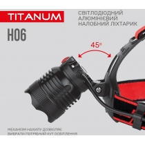 Налобний світлодіодний ліхтарик TITANUM 800Lm 6500K