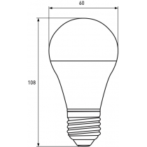 Лампа EUROLAMP LED A60 7W E27 4000K промо-набір 1+1