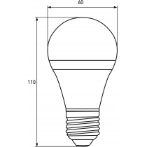 Лампа ЕКО EUROLAMP LED А60 12W E27 4000K (100)