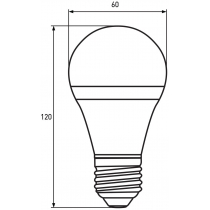 Лампа EUROLAMP LED A60 12W E27 3000K промо-набір 1+1