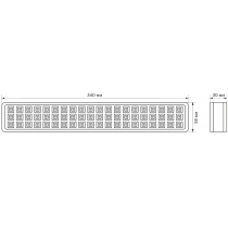 LED світильник аварійний TITANUM 60 LED 6500K