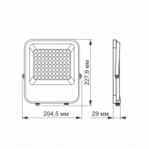 LED панель ART VIDEX 40W 4100K