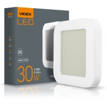 LED світильник ART IP65 квадратний VIDEX 30W 5000K