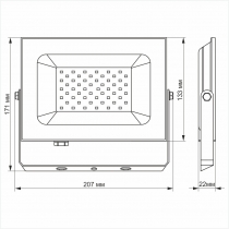 LED прожектор TITANUM TLF506 50W 6000K