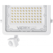 LED прожектор VIDEX F2e 50W 5000K з датчиком руху та освітленості