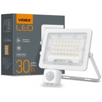 LED прожектор VIDEX F2e 30W 5000K з датчиком руху та освітленості