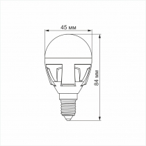 Лампа LED VIDEX PREMIUM G45 7W E14 3000K