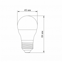 Лампа LED TITANUM G45 6W E27 4100K