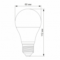 Лампа LED VIDEX  A60e 9W E27 3000K