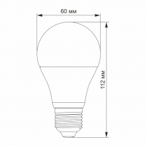 Лампа LED VIDEX  A60e 12W E27 3000K