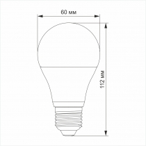 Лампа LED TITANUM A60 12W E27 3000K