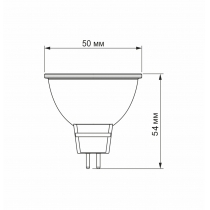 Лампа LED VIDEX MR16еD 6W GU10 4100K дімерна