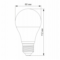 Лампа LED VIDEX  A60e 8W E27 4100K