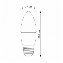 Лампа LED TITANUM C37 6W E27 3000K