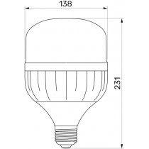 Лампа LED TITANUM A138 50W E27 6500К