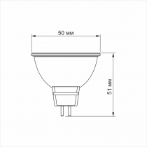 Лампа LED VIDEX MR16e 8W GU5.3 4100K