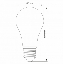Лампа LED VIDEX  A65e 15W E27 3000K