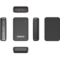Портативний зарядний пристрій EVEREADY PX10M - 10000 mAh Mini (Чорний)