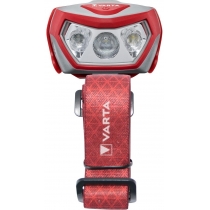Ліхтар VARTA Налобний Outdoor  Sports H20 Pro IPX4, до 200 люмен, до 50 метрів, біле/червоне світло,